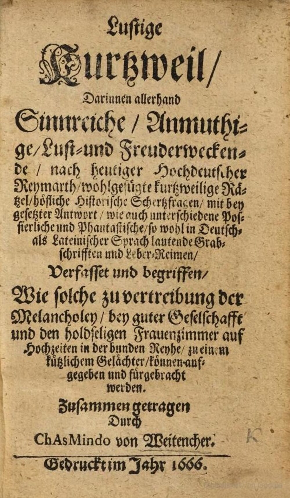Cover für Lustige Kurtzweil