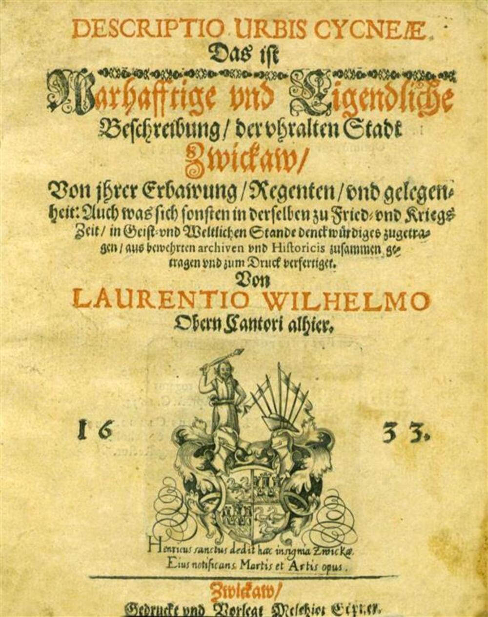 Cover für Descriptio urbis Cycneae