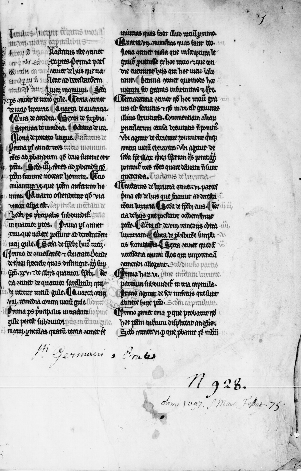 Cover für Summa de vitiis et virtutibus