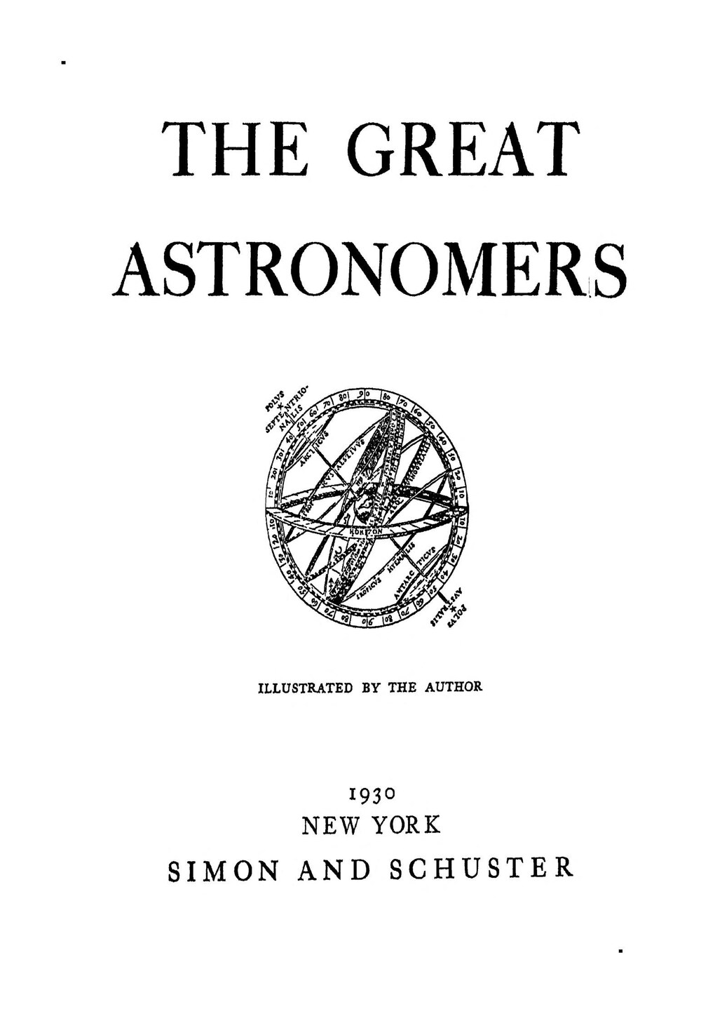 Cover für The great astronomers