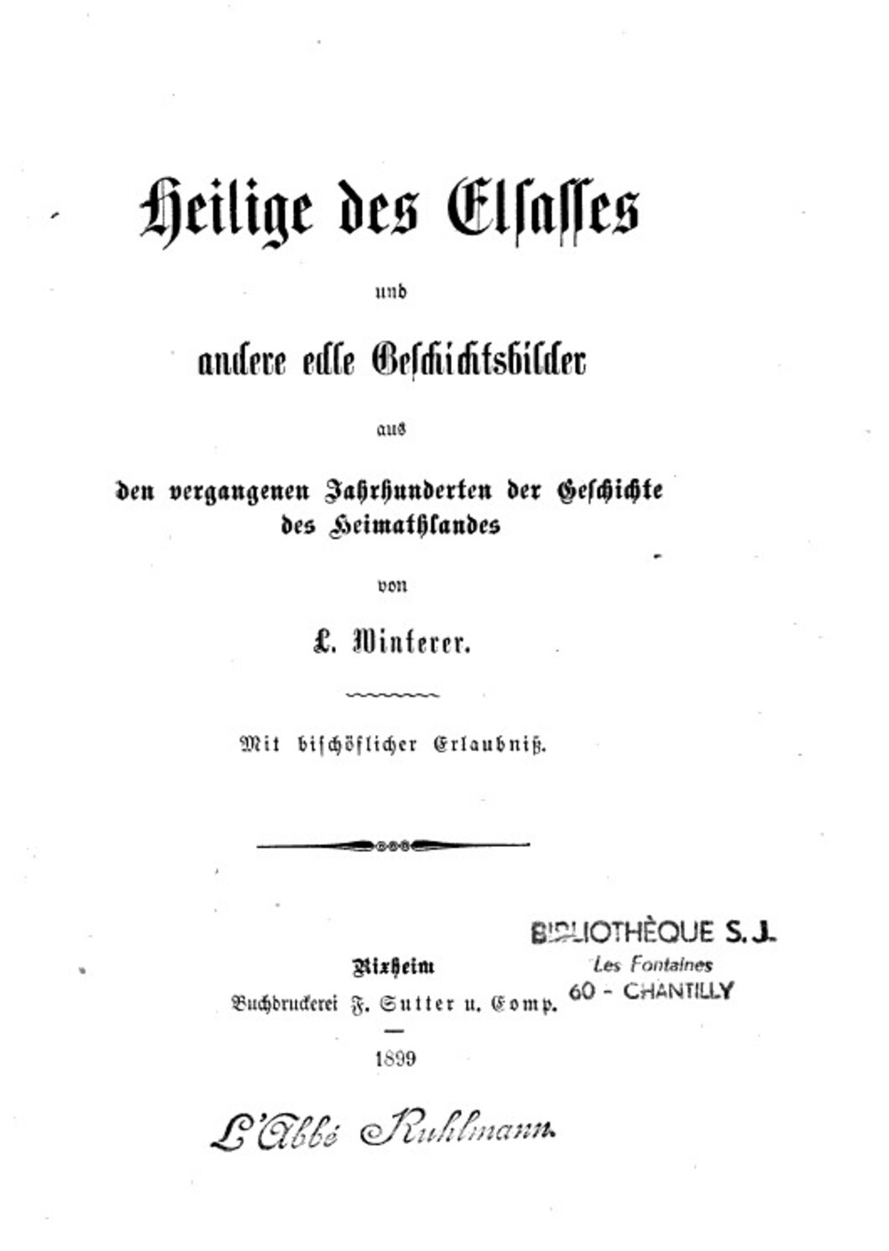 Cover für Heilige des Elsasses