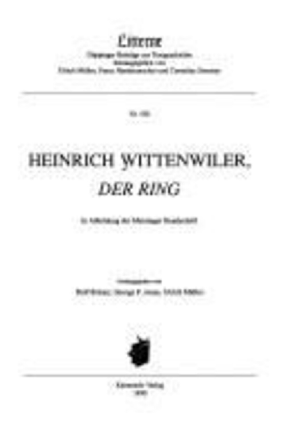 Cover für Der Ring