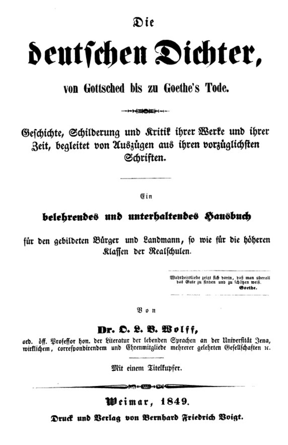 Cover für Die deutschen Dichter