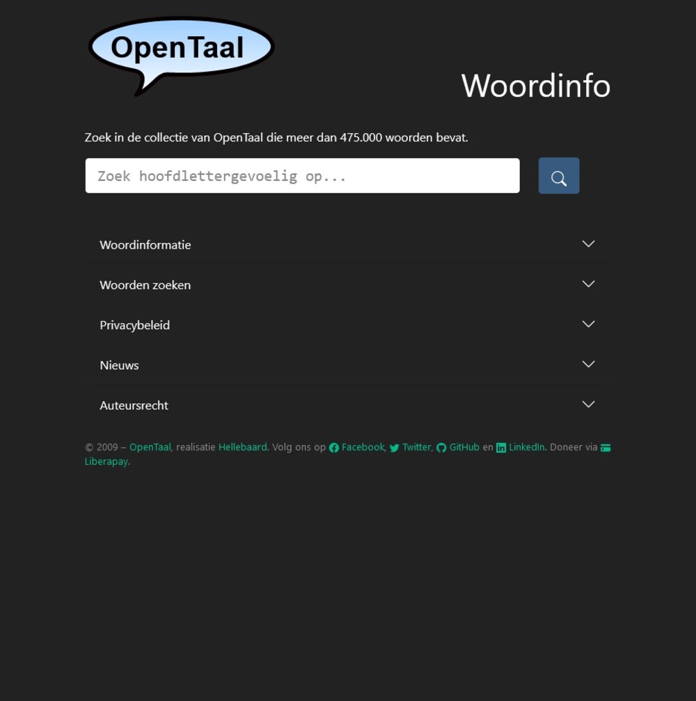 Cover für Woordinfo