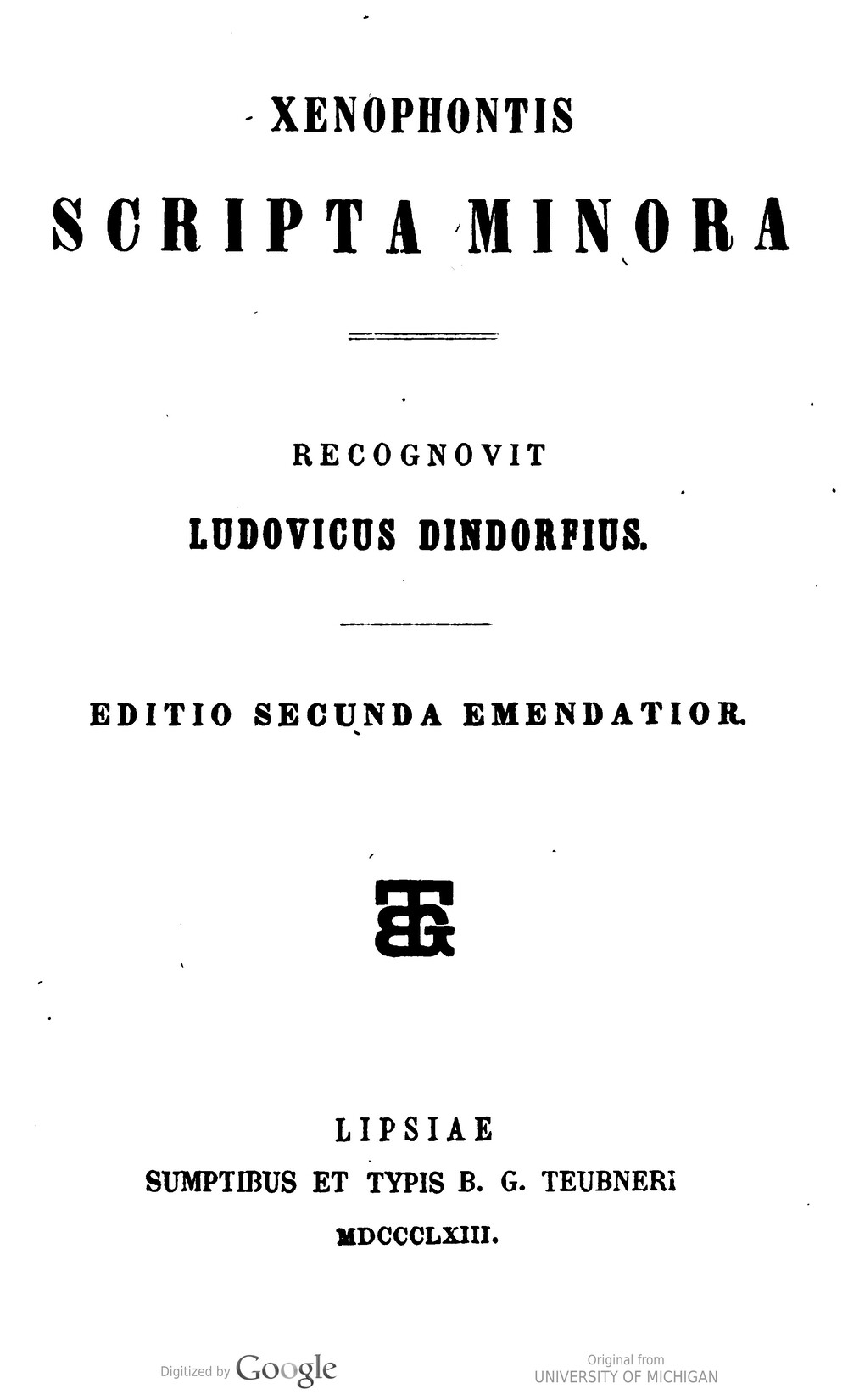 Cover für Scripta minora