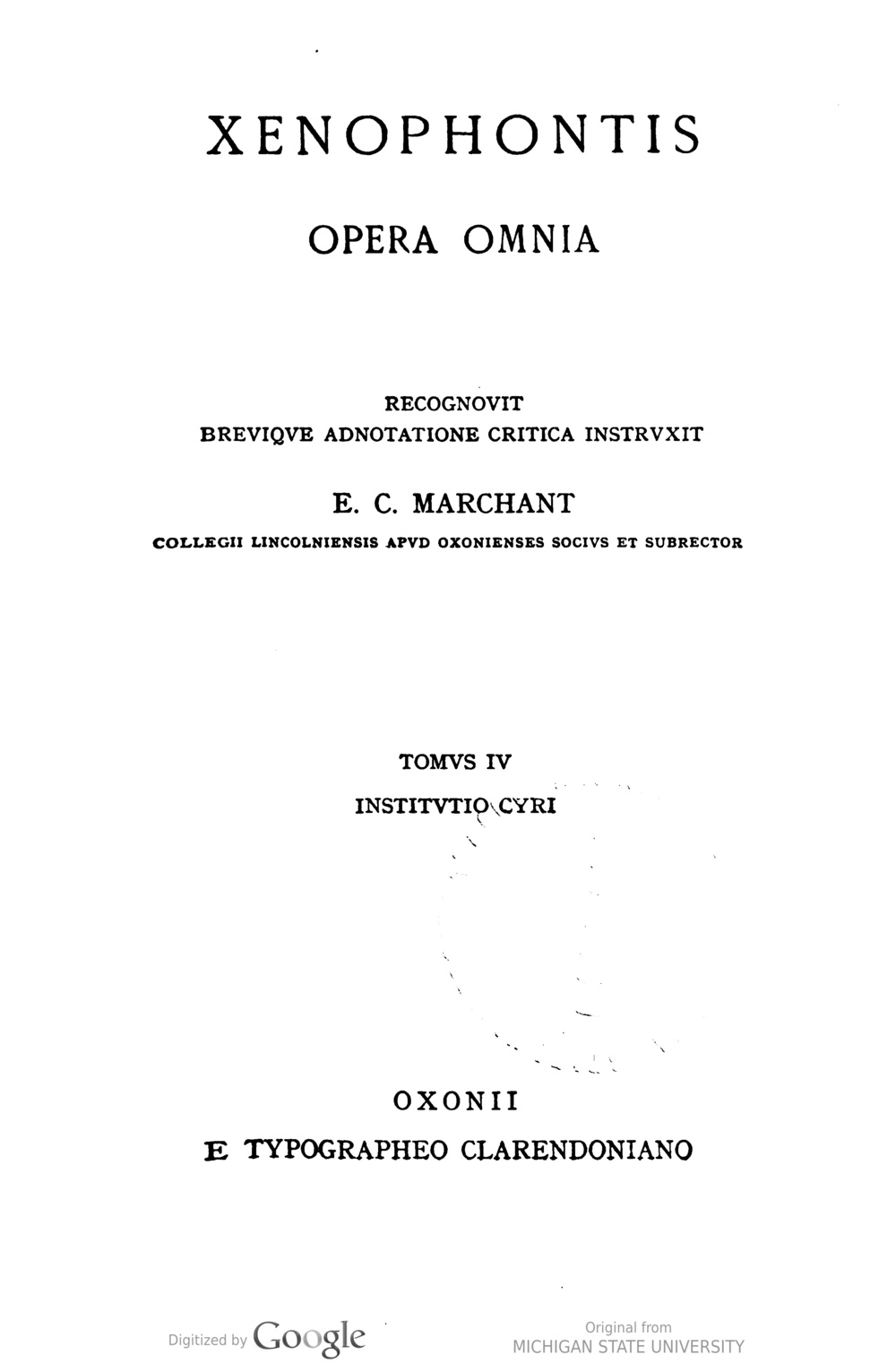 Cover für Opera omnia