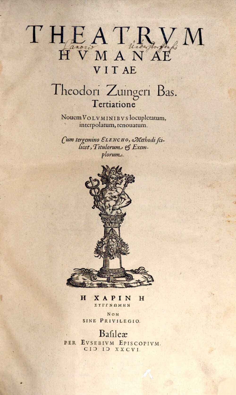 Cover für Theatrum humanae vitae