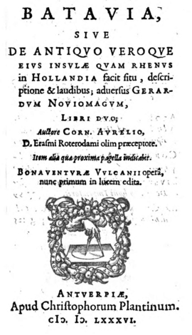 Cover: Batavia - Aurelius, Cornelius - 1586