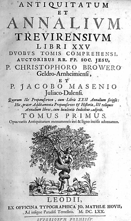 Cover: Antiquitates et annales Trevirensium - Brouwer, Christoph - 1670-1671