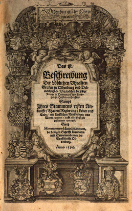 Cover: Oldenburgische Chronicon - Hamelmann, Hermann - 1599
