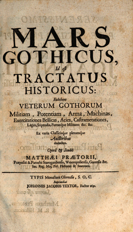 Cover: Mars Gothicus - Praetorius, Matthaeus - 1691