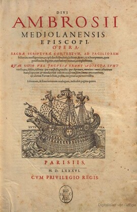 Cover: Hexaemeron - Ambrosius von Mailand - 1586