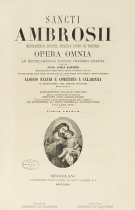Cover: Exaemeron - Ambrosius von Mailand - 1875-1883