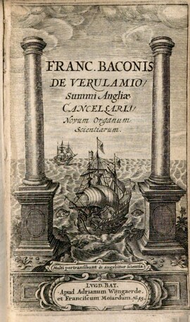 Cover: Novum organum scientiarum - Bacon, Francis - 1645