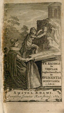 Cover: De augmentis scientiarum, lib. IX - Bacon, Francis - 1662