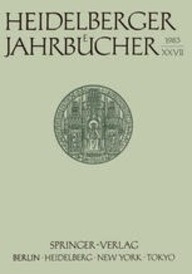 Cover: Die wiederentdeckten Fragmente des "Summarium Heinrici" - Becht-Jördens, Gereon - 1983