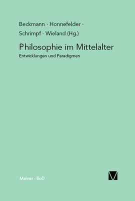 Cover: Philosophie im Mittelalter - Beckmann, Jan P. - 1996