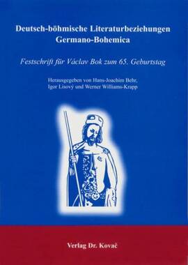 Cover: Deutsch-böhmische Literaturbeziehungen - Germano-Bohemica - Behr, Hans-Joachim - 2004