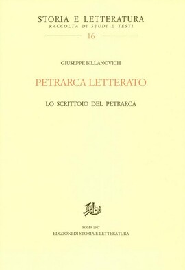 Cover: Petrarca letterato - Billanovich, Giuseppe - 1947