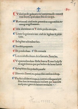 Cover: Epitaphium situ polensis parasiti Sammonici Sereni ex quinto libro rerum reconditarum - Serenus Sammonicus - 1499
