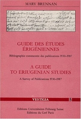 Cover: Guide des études Érigéniennes - Brennan, Mary - 1989