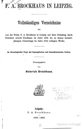 Cover: Zur Geschichte und Bibliographie der encyklopädischen Literatur insbesondere des Conversations-Lexikon - Piltz, Anton Ernst Oskar - 1872-1875
