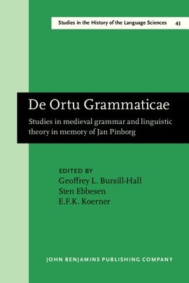 Cover: De ortu grammaticae - Busill-Hall, Geoffrey L. - 1990
