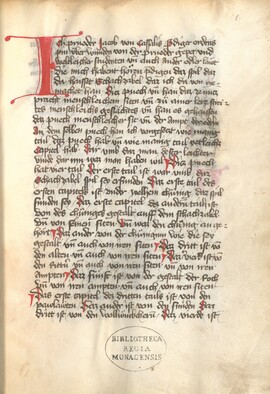 Cover: Schachzabelbuch - Jacobus de Cessolis - 1407