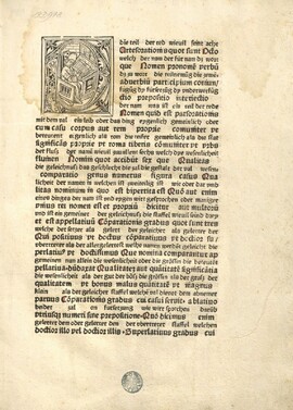 Cover: Partes orationis quot sunt octo - Donatus, Aelius - 1483