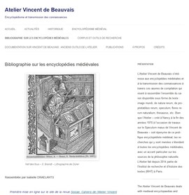 Cover: Bibliographie sur l'encyclopédisme médiéval - Draelants, Isabelle - 2011
