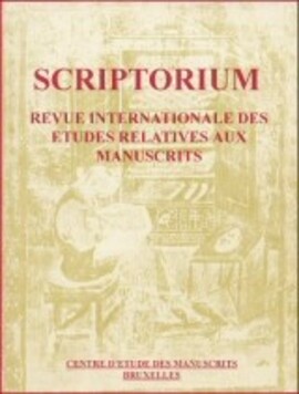 Cover: Une liste des manuscrits du Speculum Historiale de Vincent de Beauvais - Duchenne, Marie-Christine - 1987