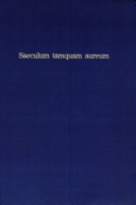 Cover: Saeculum tamquam aureum - Ecker, Ute - 1997