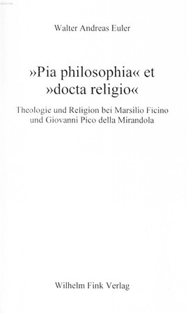 Cover: "Pia philosophia" et "docta religio" - Euler, Walter Andreas - 1998