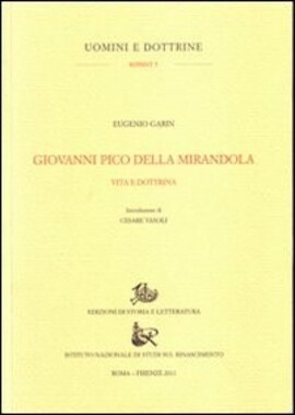 Cover: Giovanni Pico della Mirandola - Garin, Eugenio - 1937
