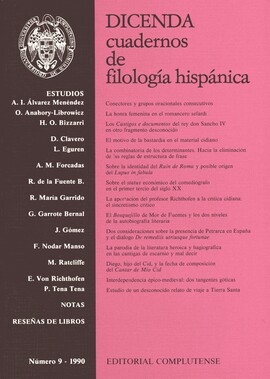 Cover: Dos consideraciones sobre la presencia de Petrarca en España y el diálogo De remediis utriusque fortunae - Gómez, Jesús - 1990