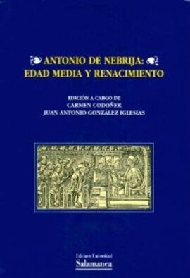 Cover: Antonio de Nebrija - González Iglesias, Juan Antonio - 1994