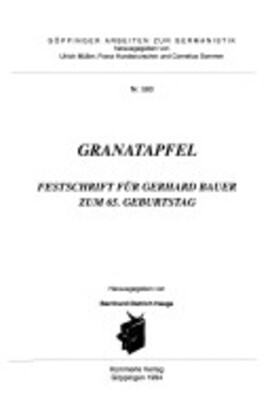Cover: Granatapfel - 1994
