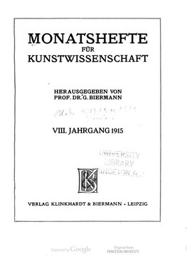 Cover: Die Gesta Romanorum als mittelbare kunsthistorische Quelle - Habicht, Victor Kurt - 1915