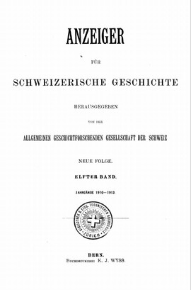 Cover: Ein Beitrag zur Lebensgeschichte Konrads von Mure - Heinemann, Bartholomaeus - 1910-1913