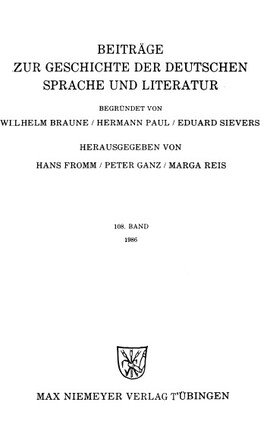 Cover: Notker teutonicus - Hellgardt, Ernst - 1986