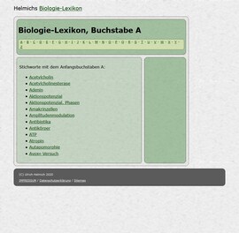 Cover: Biologie-Lexikon - Helmich, Ulrich - 2000