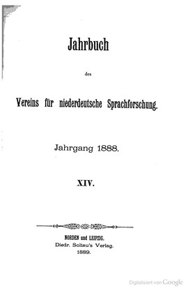 Cover: Syderak - Jellinghaus, Hermann - 1888
