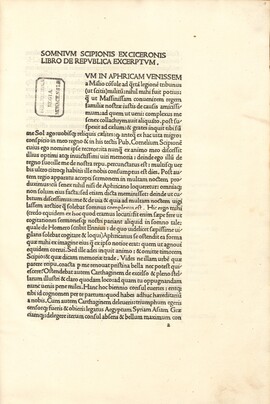 Cover: Diei Saturnaliorum - Macrobius, Ambrosius Aurelius Theodosius - 1483