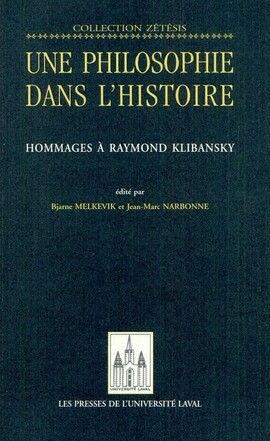 Cover: Une philosophie dans l'histoire - Melkevik, Bjarne - 2000