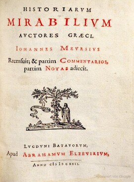 Cover: De rebus mirabilibus - Phlegon von Tralleis - 1622