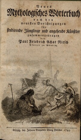Cover: Neues mythologisches Wörterbuch - Nitsch, Paul Friedrich Achat - 1793
