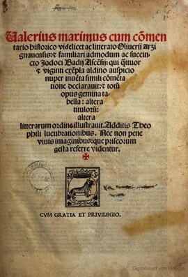 Cover: Valerius Maximus - Valerius Maximus - 1513