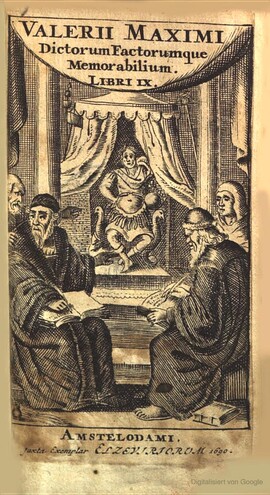 Cover: Dictorum factorumque memorabilium libri IX - Valerius Maximus - 1690