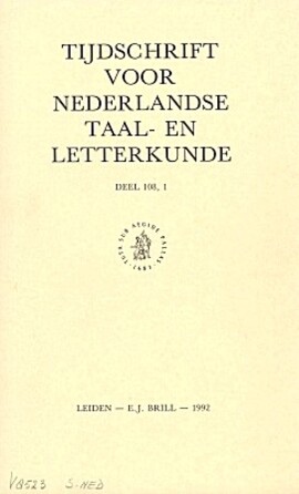 Cover: De verhouding tussen Melis Stoke en Jacob van Maerlant - Anrooij, Wim van - 1992